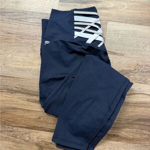 Fabletics Navy and White Leggings